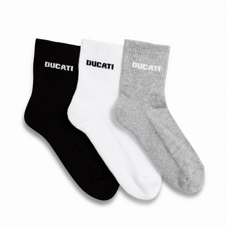 ** NOUVEAUTÉ 2026 ** Ensemble de 3 paires de chaussettes DUCATI