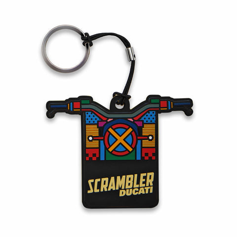** NOUVEAUTÉ 2025  ** PORTE-CLÉS CAOUTCHOUC SCRAMBLER FREEDOM